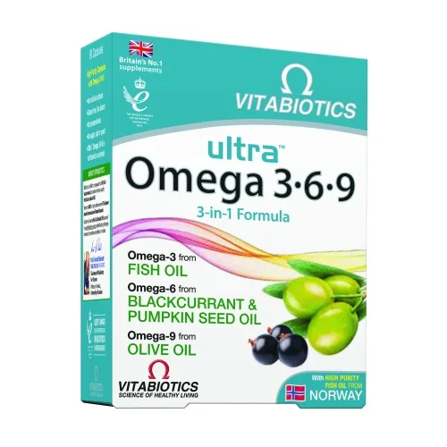 Ultra Omega 3-6-9 kapsulės N60 -  