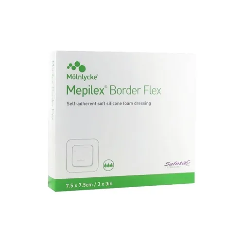 Product image of MEPILEX BORDER FLEX tvarstis, 7,5 x 7,5cm, N5