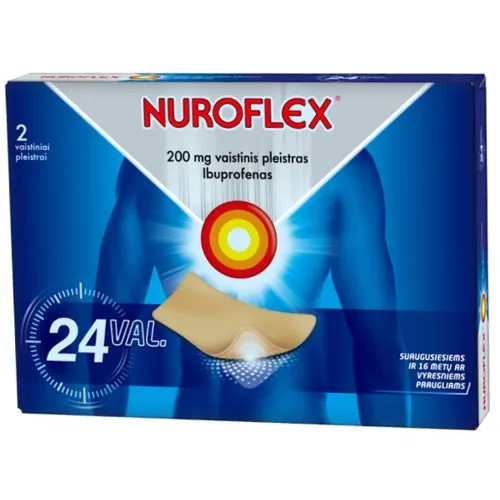 Nuroflex 200mg vaistinis pleistras N2