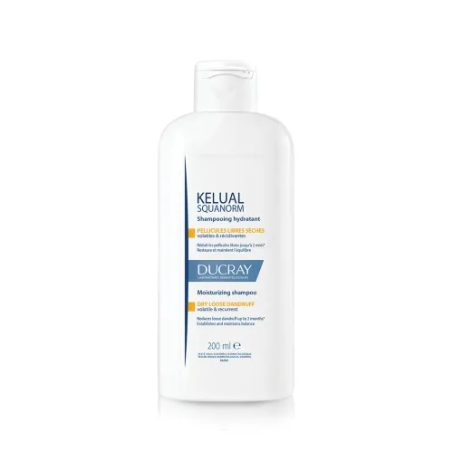 DUCRAY šamp.sausai pleiskanojančiai galvos odai KELUAL SQUANORM,200ml -  