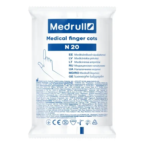 MEDRULL medicininiai antpirščiai, N20 -  