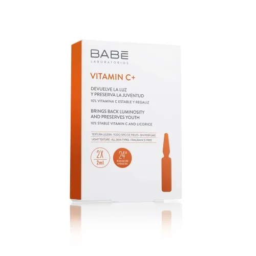 BABE skaistinamojo veido serumo ampulės VITAMIN C+, 2vnt -  