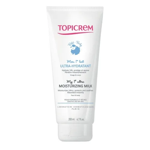 Product image of TOPICREM drėkinamasis losjonas nuo pirmų dienų BABY, 200ml