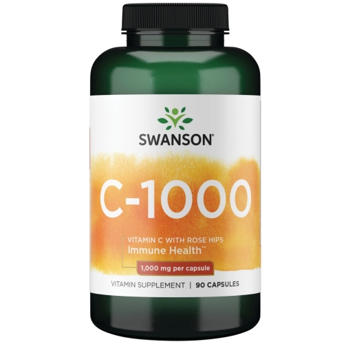 Product image of SWANSON Vitaminas C 1g su erškėčių ekstraktu caps. N90