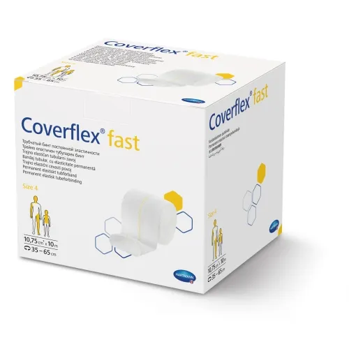 Product image of Coverflex® Fast tubuliarinis tvarstis 10,7 cm x 10 m, 4 dydis, 1 vnt.