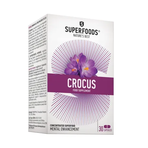SUPERFOODS kapsulės CROCUS, N30 -  