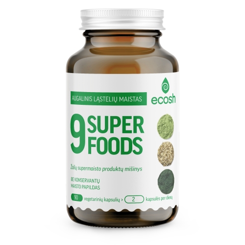 ECOSH 9 SUPERFOODS, 90 kapsulių -  