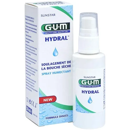 G.U.M. purškalas kserostomijai gydyti HYDRAL, 50ml -  