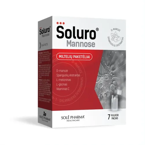 Soluro Mannose, 7 paketėliai