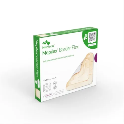 MEPILEX BORDER FLEX tvarstis, 10 x 10cm, N5 -  