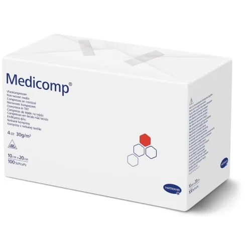 Product image of MEDICOMP nesterilus neaustinės medžiagos tvarstis, 10x20cm, 100 vnt.