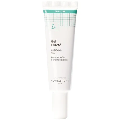 NOVEXPERT drėkinamasis gelinis veido kremas su TrioZinc kompleksu 30ml