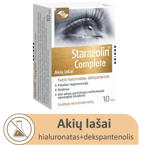STARAZOLIN akių lašai COMPLETE, 10ml, N1 -  1