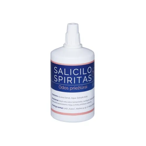 SALICILO SPIRITAS 1% odos tirpalas, 100ml
