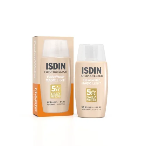 Product image of ISDIN veido emulsija su spalva FUSION WATER MAGIC LIGHT SPF50, 50ml