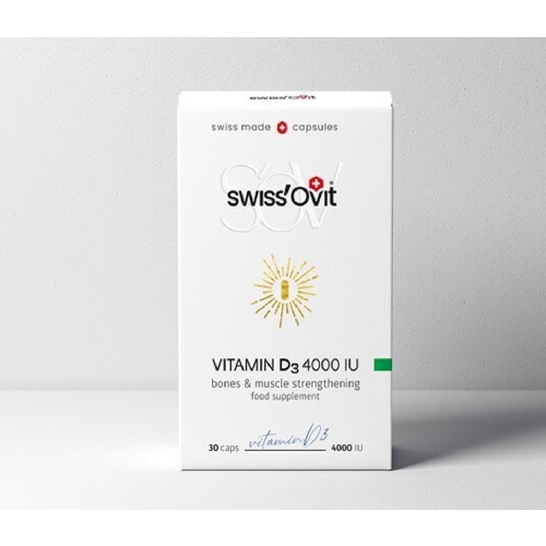 SwissOvit Vitaminas D3 4000IU kapsulės N30