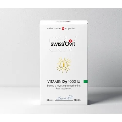 SwissOvit Vitaminas D3 4000IU kapsulės N30