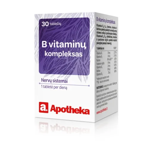 APOTHEKA B vitaminų kompleksas, N30 -  