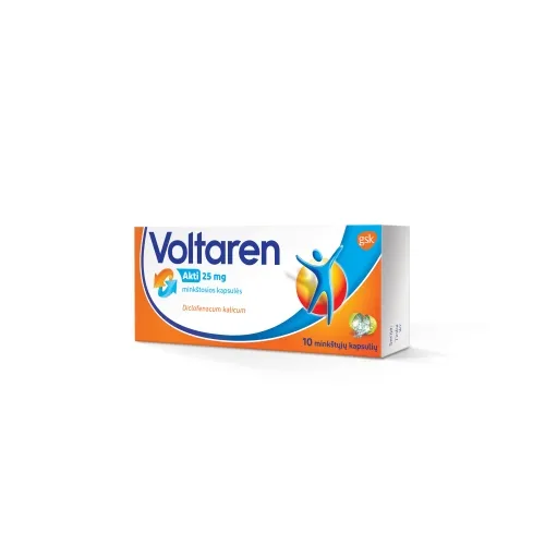 Voltaren Akti 25mg caps. N10
