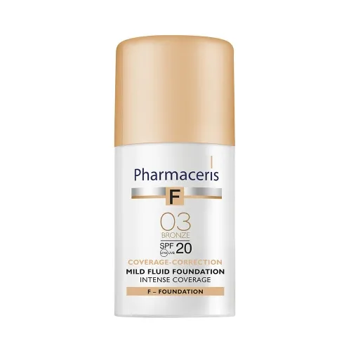 PHARMACERIS F pudra INTENSIVE COVERAGE SPF 20, Nr.3, 30ml -  