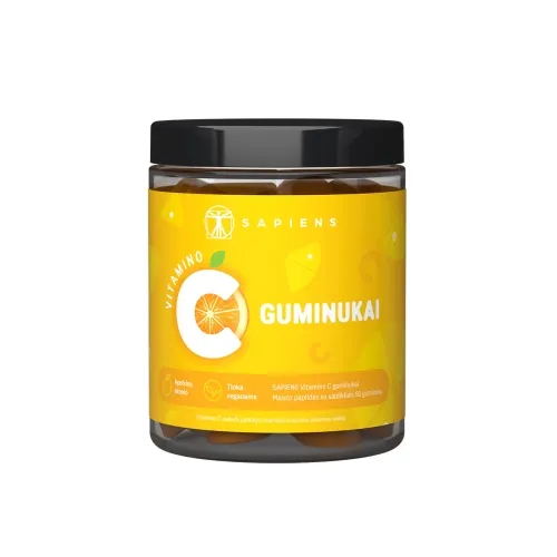 SAPIENS Vitamino C guminukai, N50