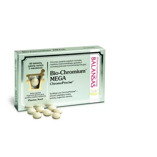 Bio-Chromium MEGA 100mcg tabletės N60