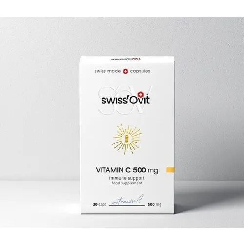 SwissOvit vitaminas C 500mg, 30 kaps.