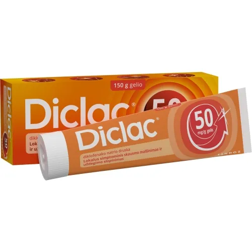 Product image of Diclac 5% gelis 150g