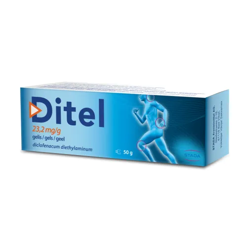 Ditel 23.2mg/g gelis 50g