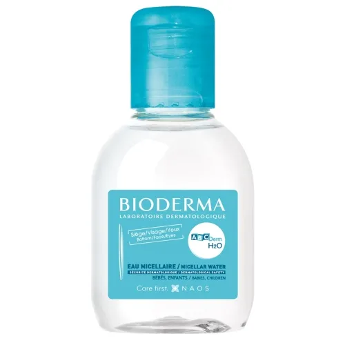 BIODERMA ypač švelnus valomasis vanduo ABCDERM H2O, 100ml -  