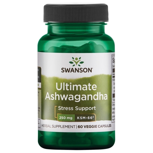 Product image of SWANSON AŠVAGANDA (ASHWAGANDHA) KSM-66 EKSTRAKTAS