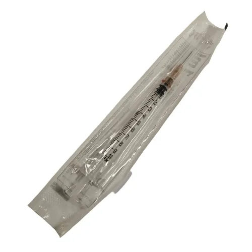 Product image of Vienkartinis 3 dalių insulininis švirkštas 1ml, ZIBO, N100