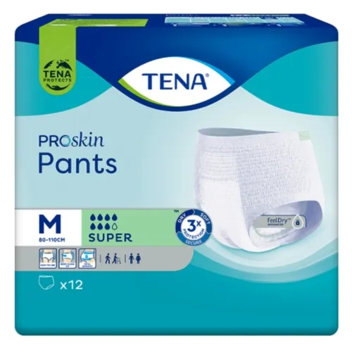 TENA sauskelnės kelnaitės PANTS SUPER, M dydis, N12