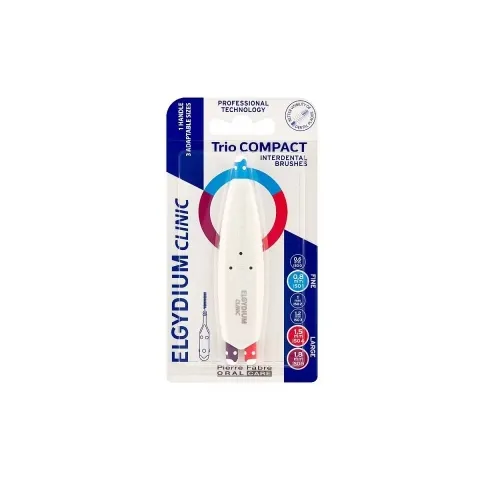 Product image of ELGYDIUM CLINIC tarpdančių šepetėliai Trio COMPACT 145, 3vnt.
