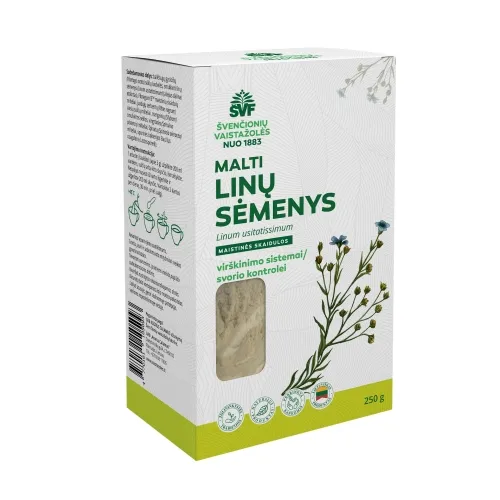Švenčionių vaistažolės Malti linų sėmenys, 250 g