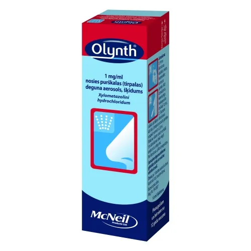 Olynth 1mg/ml nosies purškalas, tirpalas 10ml