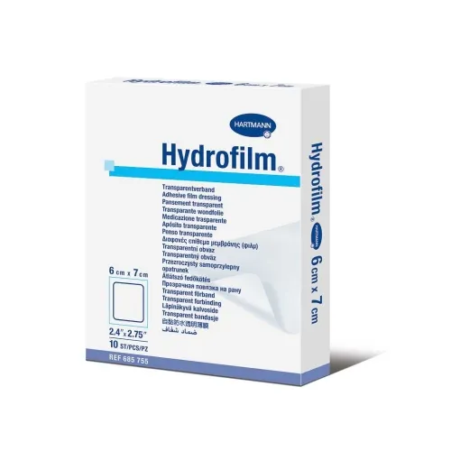 Product image of HYDROFILM atsparus vandeniui pleistras, skaidrus, 6x7cm, 10 vnt.