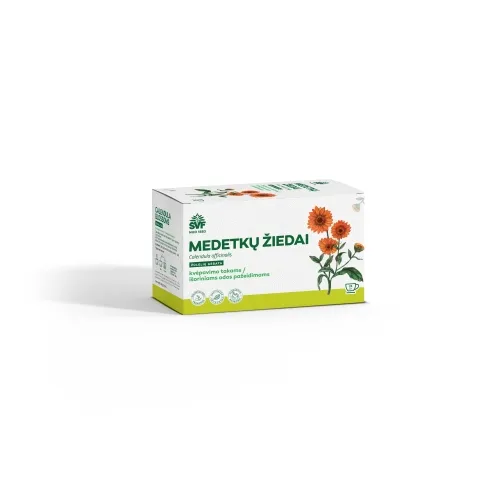 ŠVF žolelių arbata MEDETKŲ ŽIEDAI, 1,2g x N24