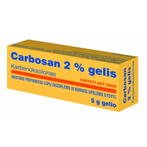 Product image of Carbosan 20mg/g gel 5g