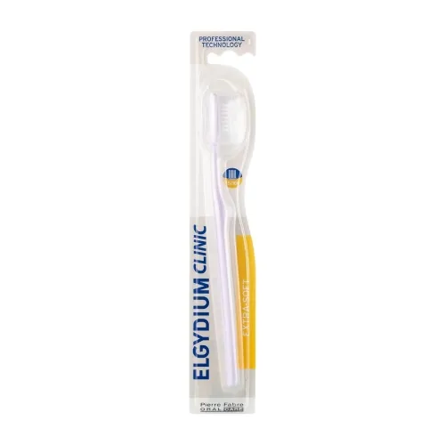 Product image of ELGYDIUM CLINIC EXTRA-SOFT dantų šepetėlis 15/100, labai minkštas