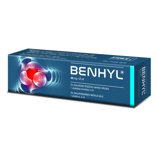 Product image of BENHYL 20mg/ml injekcinis tirpalas