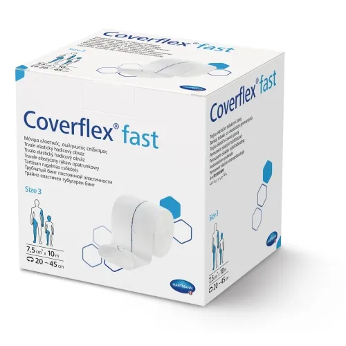 Product image of Coverflex® Fast tubuliarinis tvarstis 7,5 cm x 10 m, 3 dydis, 1 vnt.