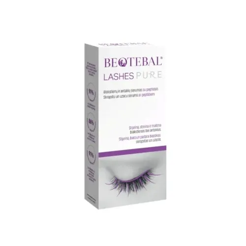Product image of BEOTEBAL Lashes Pure blakstienų ir antakių serumas su peptidais, 3ml