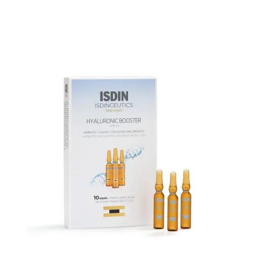 ISDIN intensyviai drėkinančios ampulės HYALURONIC BOOSTER, 2ml x N10