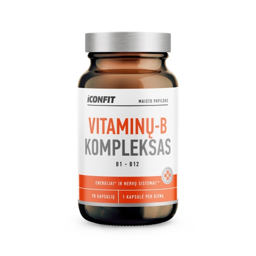 ICONFIT Vitaminų B kompleksas (B1 - B12), N90