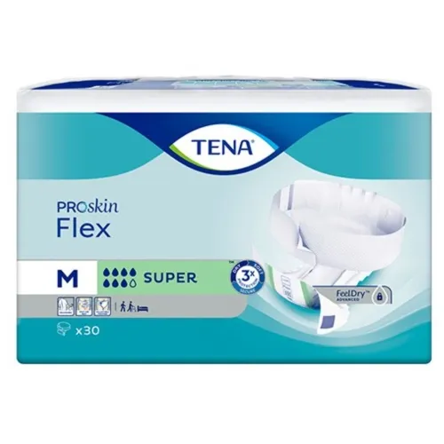 TENA sauskelnės FLEX SUPER, M dydis, N30 -  