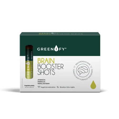 GREENIFY Brain Booster Shots, N14 x 25ml