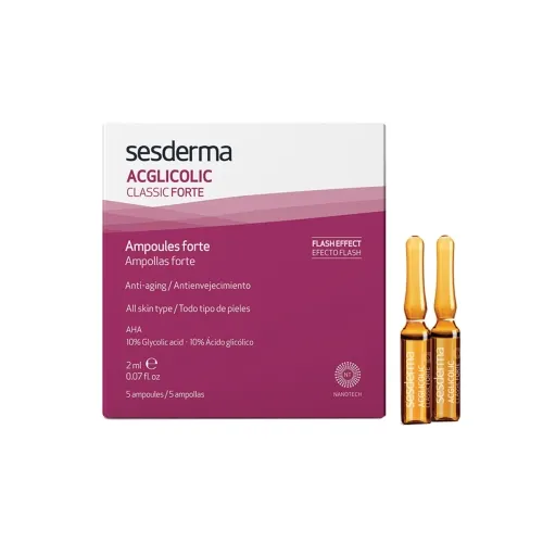 SESDERMA ampulės ACGLICOLIC CLASSIC FORTE, N5 x 2ml -  