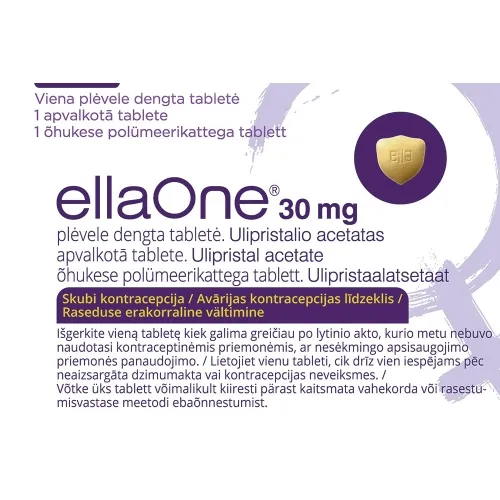 EllaOne 30mg plėvele dengta tabletė N1 -  2