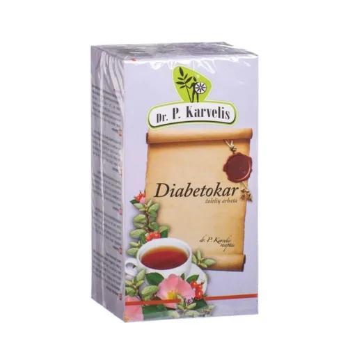 Product image of DIABETOKAR žolelių arbata, 1g x N25